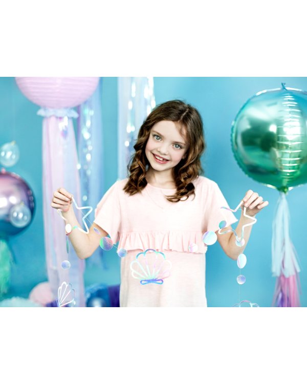 Garland Mermaid, iridescent, 1.65m