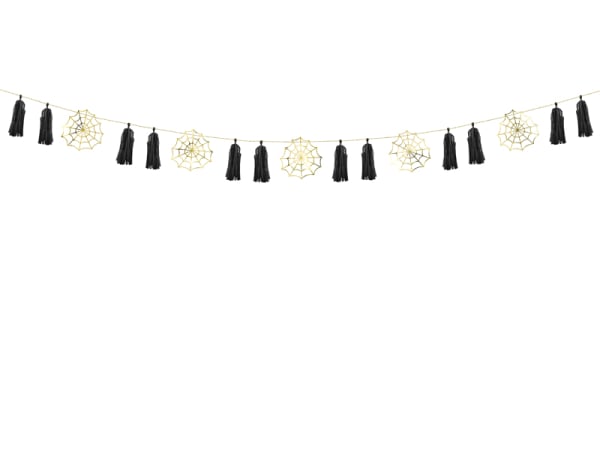 Обложка книги «Paper garland - Spiderwebs, 1.75m»