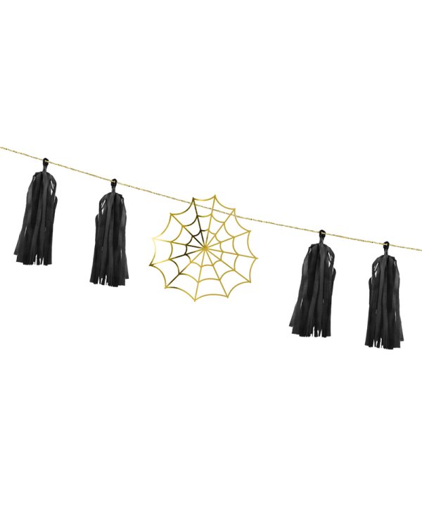 Дополнительное изображение книги «Paper garland - Spiderwebs, 1.75m»