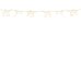 Wooden garland Mistletoe, 127cm