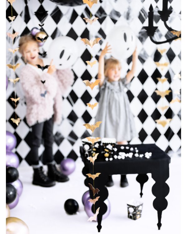 Garland Bats, gold, 1.5m