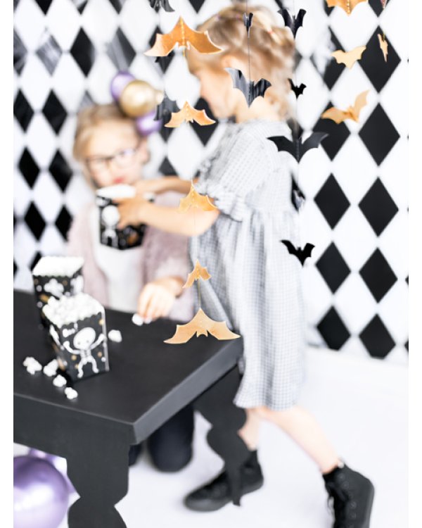 Garland Bats, gold, 1.5m