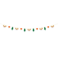 Paper garland Forest, mix, 1.7m
