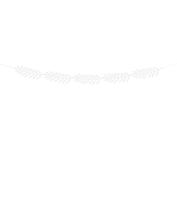 Garland Branches, white, 1.8m