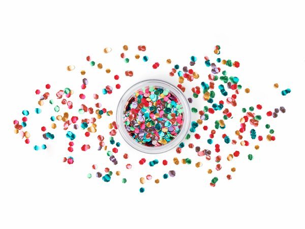 Face and body glitter, 3g, mix