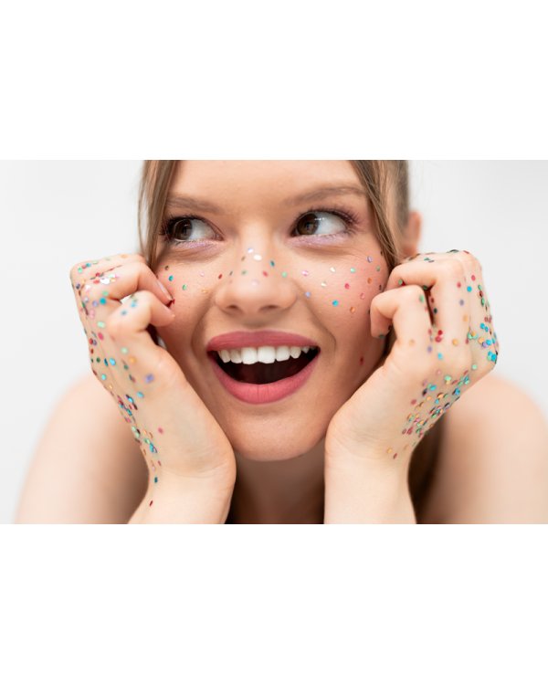 Face and body glitter, 3g, mix