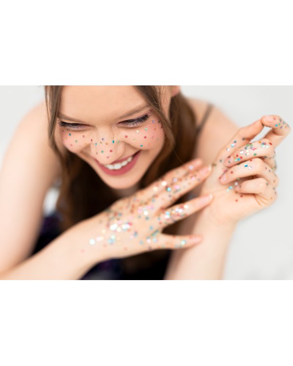 Face and body glitter, 3g, mix