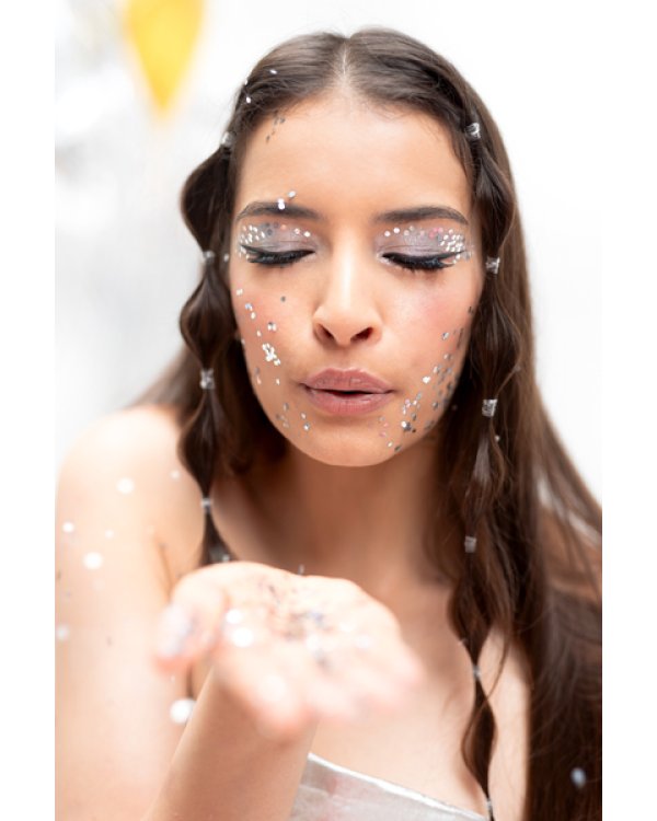 Face and body glitter, 3g, holographic
