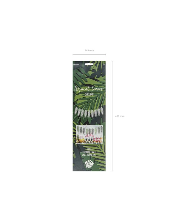 Garland Aloha - Tropical leaves, 1.25m