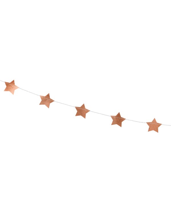 Garland Stars, rose gold, 3.6m