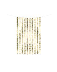 Backdrop - Flowers, gold, 100x210cm