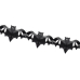 Tissue garland Bats, black, 4m
