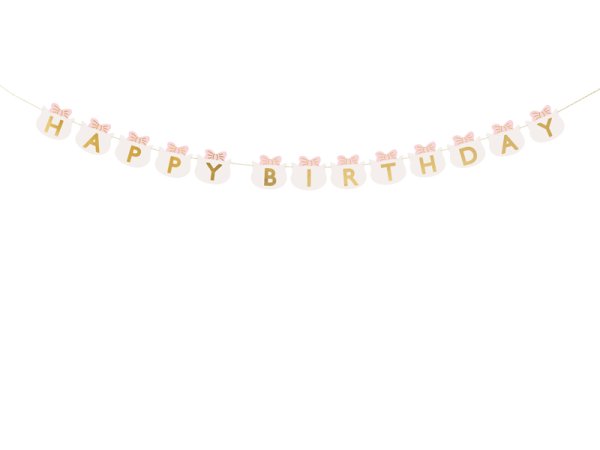 Banner Happy Birthday Cats, 2.8 m, mix