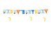 Banner Happy Birthday Minions, 50x153 cm