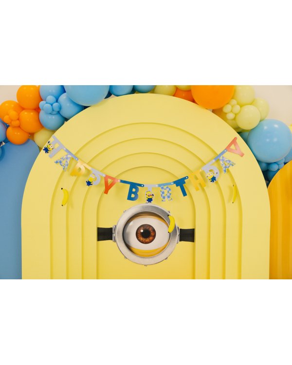 Banner Happy Birthday Minions, 50x153 cm