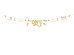 Banner One Mice, 300 cm, beige-gold