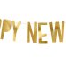 Banner Happy New Year, gold, 10 x 90 cm Banner Happy New Year, gold, 10 x 90 cm
