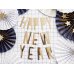 Banner Happy New Year, gold, 10 x 90 cm Banner Happy New Year, gold, 10 x 90 cm