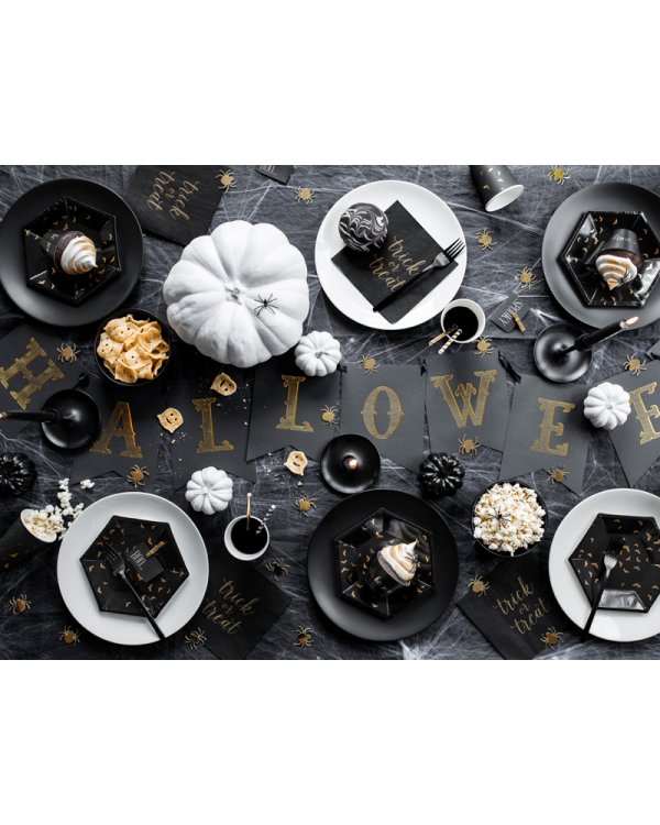 Banner Halloween, black, 20x175 cm