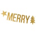 Banner Merry Christmas, gold, 10.5x150cm Banner Merry Christmas, gold, 10.5x150cm
