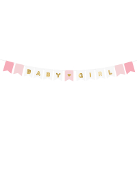 Banner Baby Girl, mix, 15 x 175 cm