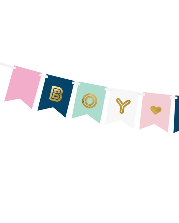 Banner Boy or Girl, mix, 15 x 175 cm