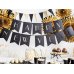 Banner Happy New Year, black, 15 x 170 cm Banner Happy New Year, black, 15 x 170 cm