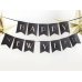 Banner Happy New Year, black, 15 x 170 cm Banner Happy New Year, black, 15 x 170 cm