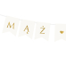 Banner Mąż Żona, white, 15 x 110 cm Banner Mąż Żona, white, 15 x 110 cm