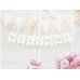 Banner Welcome, white, 15 x 95 cm