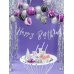Banner Happy Birthday, silver, 16.5x62cm Banner Happy Birthday, silver, 16.5x62cm