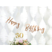 Banner Happy Birthday, rose gold, 16.5x62cm