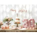Banner Happy Birthday, rose gold, 16.5x62cm
