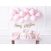 Banner Happy Birthday, rose gold, 16.5x62cm