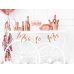 Banner Miss to Mrs, rose gold, 18x76cm