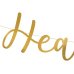 Banner Heaven Sent, gold, 14.5x85cm