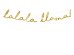 Banner Llama - Lalala Llama,gold, 12.5x82cm