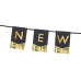 Banner Happy New Year, 135x16,5 cm