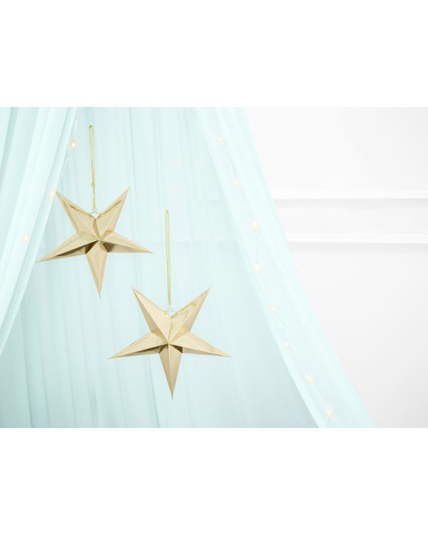 Paper star, 45cm, gold