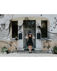 Smooth Decorative Material, black, 0.72x9.8m