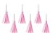 Party horns, light pink (1 pkt / 6 pc.)