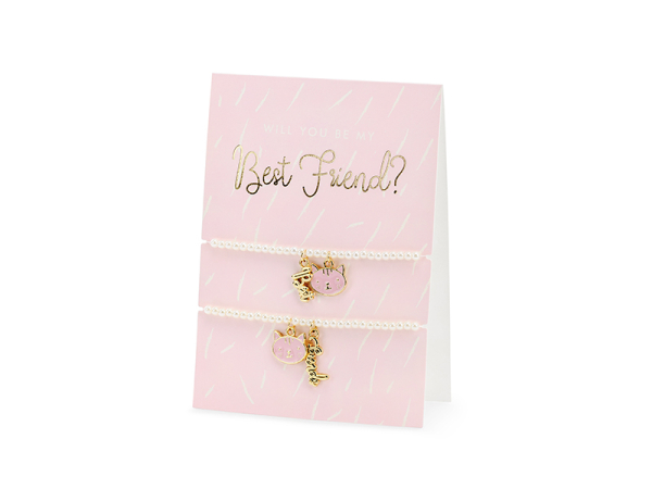 Card with bracelets Best Friends, 10.5x14.8cm Card with bracelets Best Friends, 10.5x14.8cm