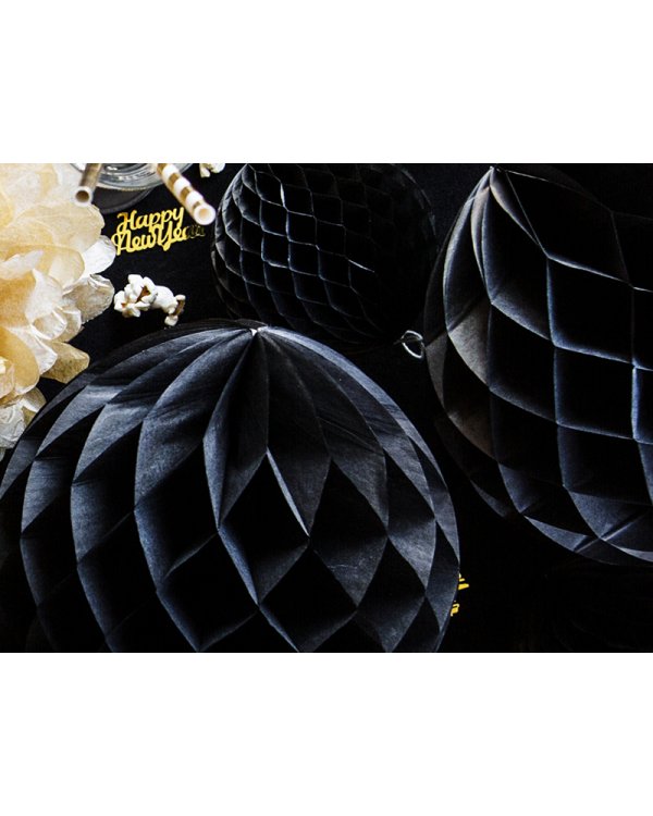 Honeycomb Ball, black, 10cm