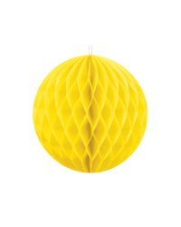 Honeycomb Ball, yellow, 10cm