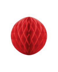 Honeycomb Ball, red, 20cm