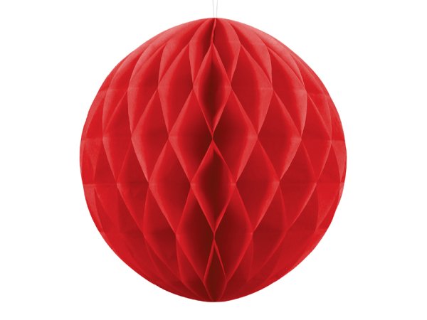 Honeycomb Ball, red, 20cm