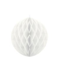 Honeycomb Ball, white, 20cm