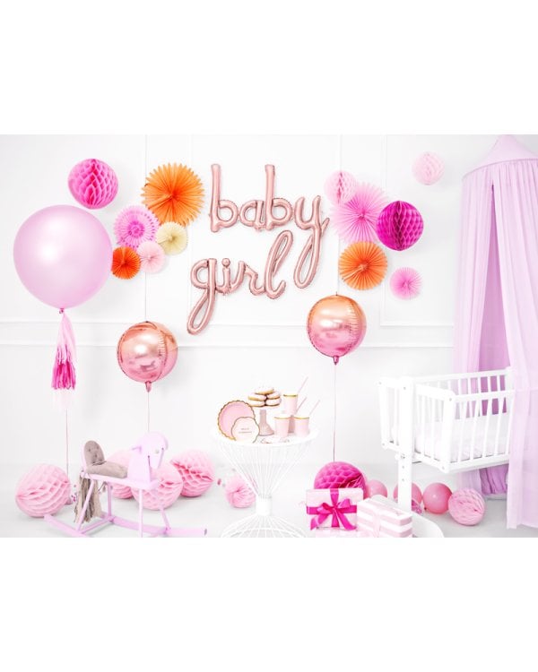 Honeycomb Ball, light pink, 20cm