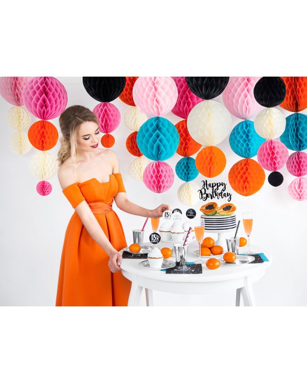 Honeycomb Ball, light pink, 20cm