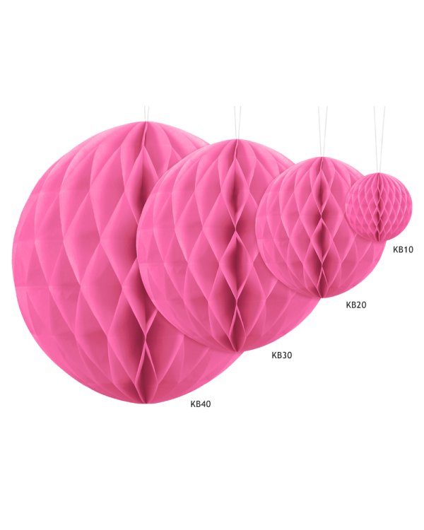 Honeycomb Ball, pink, 20cm